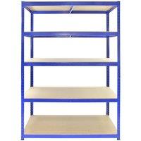 Monstershop Monster Racking T-Rax Strong Storage Shelves, Blue, 120cm W, 60cm D in Blue