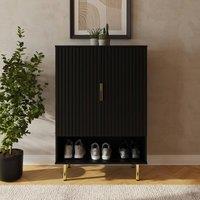 GFW Nervata Multi Unit Storage Cabinet in Black