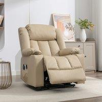 Artemis Home Sheridan Dual Motor Electric Riser Recliner with Massage & Heat in Cream