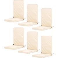 icon 6-Pack Outdoor Garden Seat Pads in Stone