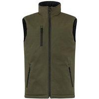 Clique Men's Softshell Padded Gilet in Green | Size: 2XL