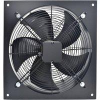 Living and Home Ventilation Wall-Mounted Exhaust Axial Fan 12-inch in Black