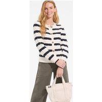 Lands' End Women's Pure Cotton Cable Knit Drifter Cardigan | Size: 14-16