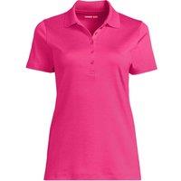 Lands' End Women's Short Sleeve Supima Polo Shirt in Fuchsia | Size: 16-18