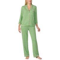 Kate Spade New York Women's KS new york 3/4 sleeve long pj in llamas in Light Green | Size: Medium