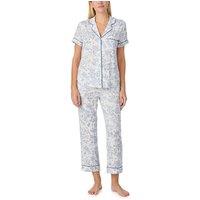 Kate Spade New York Women's KS new york short sleeve cropped pj set in classic toile in White | Size: Medium