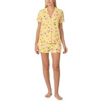 Kate Spade New York Women's KS new york short sleeve pj set in lemon party in Bright Yellow | Size: Medium