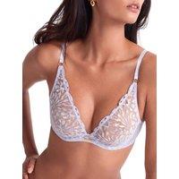 Aubade Women's Crazy In Love Triangle Plunge Bra in Purple | Size: 38B