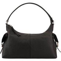 Dents Women's Regency Leather Shoulder Bag in Black