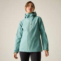 Regatta Women's Birchdale' Waterproof Hooded Shell Jacket in Mint | Size: 12