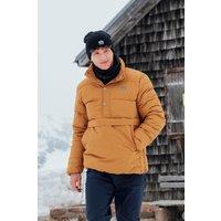 Animal Men's 'Westbay' Waterproof Breathable Lightweight Warm Winter Puffer Jacket in Mustard | Size: XS