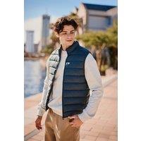 Animal Men's 'Light Cosi' Lightweight Water Resistant PFC Free Warm Padded Gilet in Navy | Size: 2XL