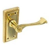 Securit Georgian Latch Handles Pack of 2 in Gold