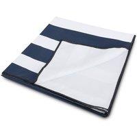 Regatta Printed Microfibre Beach Towel in Dark Blue