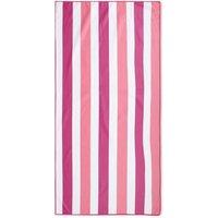 Regatta Printed Microfibre Beach Towel in Bright Pink