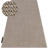 RugsX Casablanca Loop Rug in Brown | Size: 60 cm x 100 cm