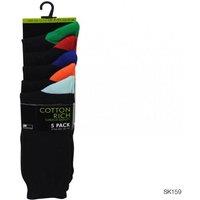 RJM Men's Contrast Socks (Pack of 5)