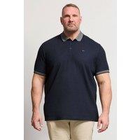 BadRhino Men's Waffle Polo Shirt in Dark Navy | Size: 3XL