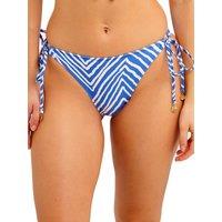 Freya Women's Fiji Falls Tie Side Bikini Brief in Blue | Size: 14