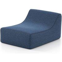 Costway Inflatable Lounge Chair Ergonomic Blow Up Lazy Sofa w/Detachable Cover in Blue