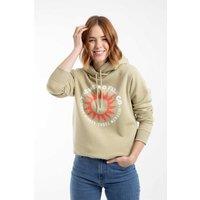 Weird Fish Women's Kira Graphic Popover Front Print Hoodie in Pale Green | Size: 22