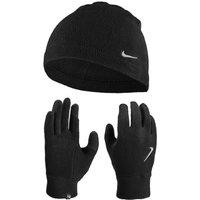Nike Women's Fleece Beanie & Gloves Set in Black | Size: XS/S