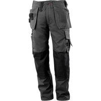 Mascot Men's Lindo Frontline Work Trousers 34.5R in Charcoal | Size: 34R