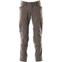 Mascot Men's Accelerate Stretch Knee Pad Pockets Work Trousers 38.5R R in Taupe | Size: 38R