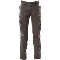 Mascot Men's Accelerate Work Trousers in Dark Grey | Size: 28R