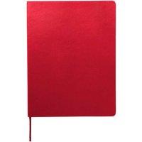 Moleskine Classic XL Soft Cover Plain Notebook in Red