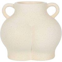 Something Different Modern Minimalist Speckle Plant Pot in Cream