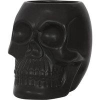 Something Different Dark Matter Skull Plant Pot in Black