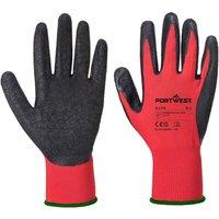 Portwest A174 Latex Grip Gloves in Red | Size: XL