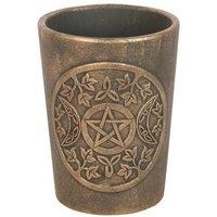 Lisa Parker Triple Moon Terracotta Flower Pot in Bronze