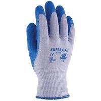 Glenwear Heavyweight Latex Grip Glove in Blue | Size: 9
