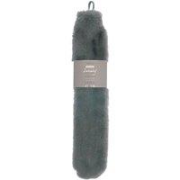 Ribbon Super Luxury Long Faux Fur Hot Water Bottle & Cover in Grey