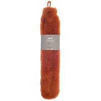 Ribbon Super Luxury Long Faux Fur Hot Water Bottle & Cover in Bronze