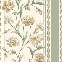 Belgravia Raya Floral Wallpaper in Light Green