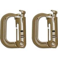 Viper V-Lock Tactical D-Ring Pack of 2 in Khaki