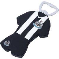 Newcastle United FC PVC Home Kit Magnetic Bottle Opener in Black