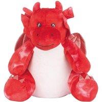 Mumbles Zippie Dragon Plush Toy in Red | Size: Large
