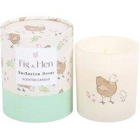 Something Different Nectarine Honey Mother Hen Scented Candle in Cream