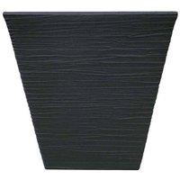 Strata Verona Tapered Square Planter in Dark Grey