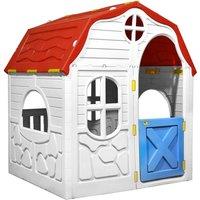 Berkfield Home Kids Foldable Playhouse with Working Door & Windows