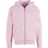 New Morning Studios Oversized Full Zip Hoodie in Pink | Size: 11-12 Years