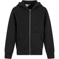 New Morning Studios Oversized Full Zip Hoodie in Black | Size: 7-8 Years