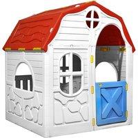 Berkfield Home Kids Foldable Playhouse with Working Door & Windows