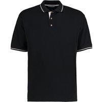 Kustom Kit Men's St. Mellion Short Sleeve Polo Shirt in True Black | Size: Small