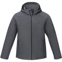 Elevate Men's Notus Padded Soft Shell Jacket in Grey | Size: 2XL