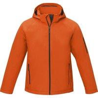 Elevate Men's Notus Padded Soft Shell Jacket in Orange | Size: Large